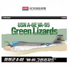 ACADEMY HOBBY MODEL KITS 1/72 美國海軍 A-6E VA-95 綠蜥蜴 12543, 1個