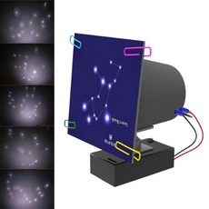 고휘도 LED 사계절과 북극성 별자리 투영기 만들기 (1인용)