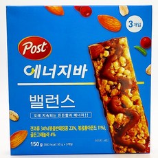 동서식품) 포스트 에너지바 밸런스, 50g, 30개