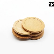 필우커머스 감성 네추럴 무늬 받침대 깔개 거치대 디저트 컵받침 나무 받침 인테리어 다과 데코 코스터