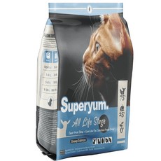 Superyum. 全齡貓糧 無穀凍乾糧 1KG, 1個, 貓鮮羊+海陸總匯1kg