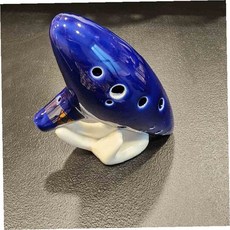 도자기 알토 오카리나 악기 세라믹 관악기 초보자 입문용 거치대 보관 파우치, 1개, 상세페이지 참조