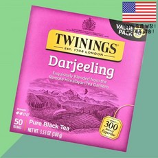 Twinings 트와이닝스 다즐링티 블랙티 티백 50개입, 50개
