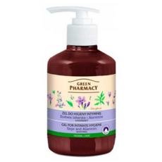 GREEN PHARMACY 草本鼠尾草私密潔膚露，溫和清潔，舒緩保濕，提升舒適感, 1個, 370 ml (мл)