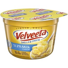 벨비타 쉘 파스타 & 치즈 소스 컵 2% 밀크, 1개, 62g