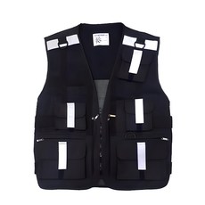 Cracker 多功能安全背心 SW-3043, 1個, 黑色