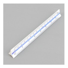 룰루랄라 삼각스케일자 15cm/30cm 눈금자, 15cm - 고배율