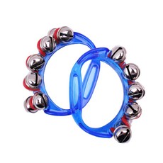 영유아 손잡이 미니 방울 탬버린 장난감 실내완구 유치원장난감 어린이, 1개, 핸디탬버린2종