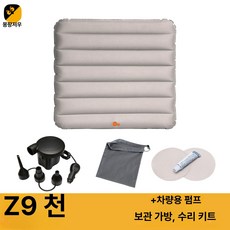 셀렉트하루 레이평탄화키트 차박 차량용 에어매트(옵션 2), Z9 패브릭 차량용 펌프 포함, 기본 차종
