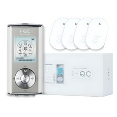 아이오랩 아이큐시 저주파 마사지기 AIO I-QC, 화이트 + 실버