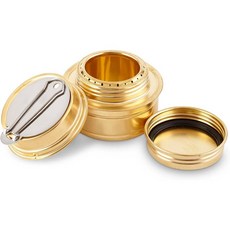 강염스토브 캠핑 버너 알코올 - 황동 화염 기 스피릿 쿡탑 연료 저장 캠프 스토브, CHINA, Gold