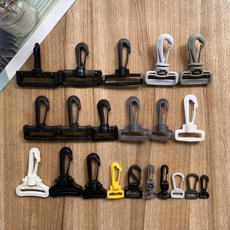 【布料世家】塑鋼鉤扣 狗扣 勾扣 旋轉扣 龍蝦扣 問號扣 包包配件 L012, K20