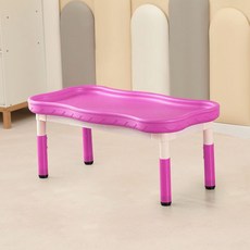 모래놀이 테이블 그림판 샌드아트 촉감놀이 모래판 샌드박스, 37 핑크 리프팅 웨이브 테이블