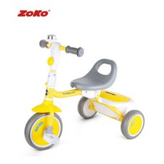 조코 폴딩 미니 유아동 세발자전거, 옐로우, 1개