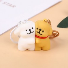 모든 댕댕이 커플 키링 우정템 리트리버 말티즈 강아지 친구 백꾸 백참 키홀더