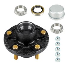 유스모토 트레일러 아이들러 허브 키트 5 4.5인치 5홀 볼트 2K2 000파운드 교체 브레이크, 유스모토 트레일러 아이들러 허브 키트 5, 4.5인치,, 1개
