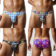 SEOBEAN 男性三角內褲 雜燴圖案