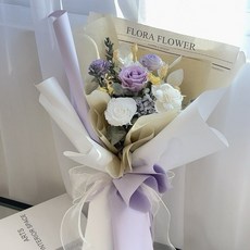 Floraflower 永生花束-繁花邂逅 情人節 520 七夕 畢業 告白禮物, 花束