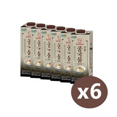 정식품 진한 콩국물 검은콩, 950ml, 6개