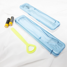 국내생산 휴대용 칫솔살균기 소독기 유비세이프 TS-101, TS-101+건전지+혀클리너 패키지