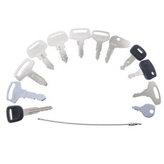 솔라홈 12 장비 점화 키 세트 대부분의 쿠보타 트랙터 모델 B L M BX 마스터 세트용 중장비