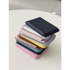 럽메이드 맥세이프 카드 지갑 아이폰 마그네틱 슬림 카드홀더, 1개, 딥블랙