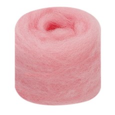 羊毛氈材料包 DIY手作羊毛條, 7淺密桃【10g/每包】, 1個