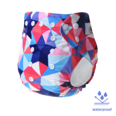 처비체리 천기저귀 커버 별꼴이야(Geometric), 1개