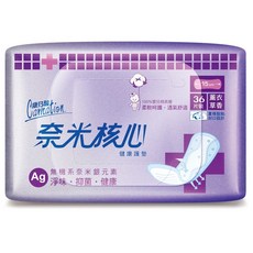 康乃馨 奈米核心健康護墊 15cm 薰衣草香, 1個, 36個裝, 一般