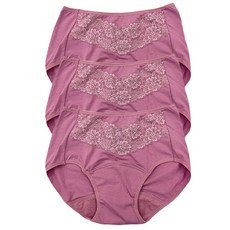 이너라인 여성용 할머니 빅사이즈 요실금 안심 팬티 3종세트 ~110(4XL)