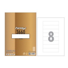 폼텍 LQ-3660 물류관리용 라벨 A4 8칸, 단품