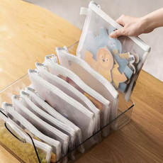 소품정리 수납가방 지퍼형 메쉬파우치