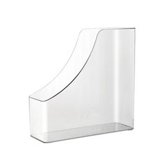 壓克力書本收納架 辦公室桌面文件整理盒, 1個, 單入, 透明