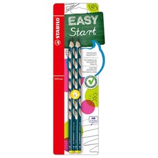 STABILO 德國 思筆樂 EASYgraph 洞洞鉛筆 左手適用 HB 3.15mm 2支入, STB-39888-5, 1個裝