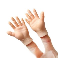 키튼 장갑 재미있는 손가락 장난기 애완동물 웃긴 포즈 장난 가위바위보 고양이 강아지, 1개, 왼/오 손바닥 1쌍