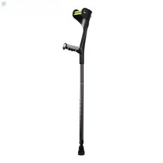 팔꿈치 외발 목발 엘보 클러치 높이조절 보조 기구 걷기 보행 지지대, 1개