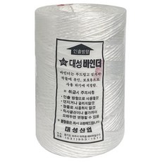 대성 고추끈(흰색 약550m) 고추바인다 꼬임끈 바인더, 1개
