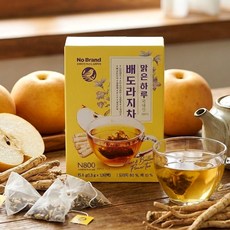 노브랜드 맑은하루 배도라지차 12입, 1.3g, 12개입, 3개