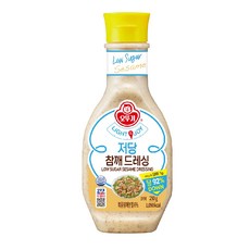 오뚜기 LIGHT & JOY 참깨 저당드레싱, 250g, 8개