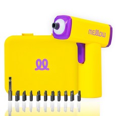 데코아르 멜로우 비비드 전기 드라이버 세트 3.7V, 옐로우퍼플