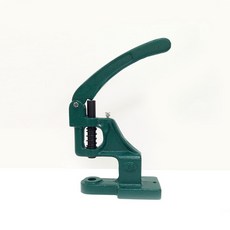 초록도트 기구 기계 작두 스냅 기계몰드 썬그립 티단추 아일렛 똑딱이 스프링도트 링 가시 진성 (JS), 초록, 1개