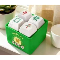 楓葉姐姐 上車舞 按鍵 搞怪 吊飾 掛飾 鑰匙圈, 1個, 麻將款