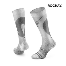 로케이 러닝양말 비고르 기능성 물집방지 압박 양말 런닝 아치 서포트, 에코화이트, 1개