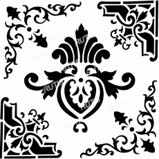 ST-DOT-0052 簍空模板, 1個, DOT-0052