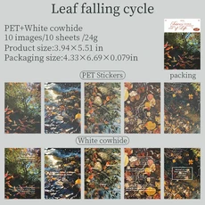 빈티지 자연 풍경 재료 종이 DIY 스크랩북 콜라주 장식 정크 저널 미학 공예 10 개, 03