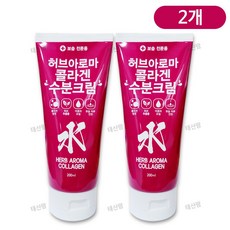 (주)제이비코스 허브 아로마 콜라겐 수분크림, 2개, 200ml