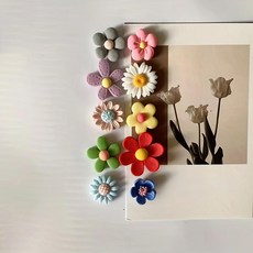 플라워 데코 냉장고 자석 10종 세트 마그넷 장식, 플라워10P