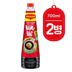 마기 담덕 간장 700ml x 2 레드 빨간색 maggi Nuoc Tuong DAU NANH DAM DAC 베트남 킹콩마트 롯데마트 마끼, 2개