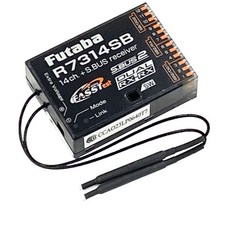 車車共和國 Futaba 雙葉 R7314SB 14通道 飛機/直昇機接收器 飛行模型配件, 1個