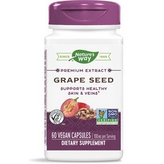 Nature's Way 然萃維 葡萄籽素食膠囊, 60顆, 1罐